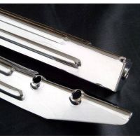 Leg - 30-1/2 inch - Chrome Ribbed - Premium High Gloss Mirror Finish - 500-5912 - 500-5921-00