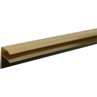 Rear playfield glass trim molding WIDE BODY - Gold Brushed