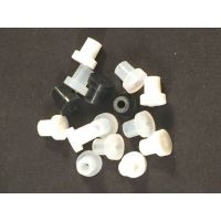 Silicon T rubber / mini post - 10-pack