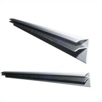 Rear playfield glass trim molding - Brushed