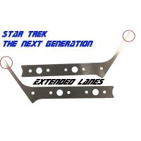 Star Trek: The Next Generation (Williams) STTNG Extended Exit Lane Ball Guides- Stainless Steel
