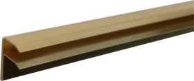 Rear playfield glass trim molding - Gold Brushed