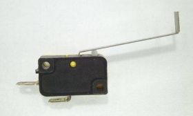 Microswitch - Subminiature - Eject hole - Short flat lever/actuator