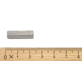 Hex Spacer 1/4" x 7/8" - 22,2mm - F-F #6-32 taps - Steel Chromed