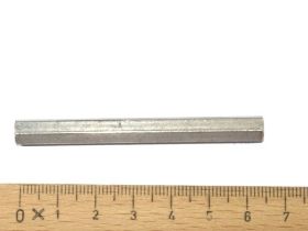 Hex Spacer 1/4" x 2-5/8" - 66,7mm - F-F #6-32 taps - Steel Chromed