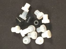 Silicon T-rubber / mini post - 10-pack 38-6425B
