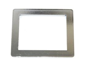 Shooter housing cabinet protector/guard - Chrome/Silver