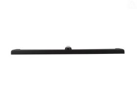 Lockbar standard/widebody, firebutton option, black/white, with locking mechanism - High-Strength PVC