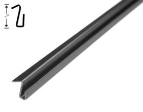 Lift trim 26 inch black plastic 3/16 inch channel - 545-6313-01
