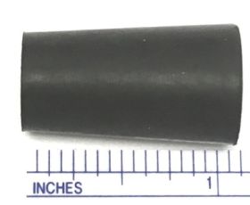 Rubber sleeve black 1-1/16 inch tapered