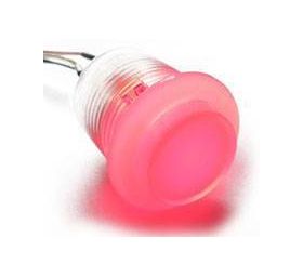 Ultimarc Gold-Plated Leaf Switch RGB Illuminated Pushbutton Red