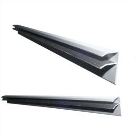 Rear playfield glass trim molding WIDE BODY - Brushed