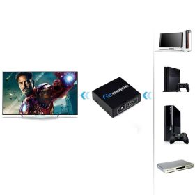 Powered HDMI Splitter - Full HD 1080p, 2K, 4K, 3D Video - 1x input and 2x output