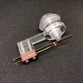 HighFlow Leaf Switch - Acrylic/Transparant with Screw Thread for flipper buttons