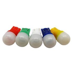 T10 / 555 HighFlow FrostedLens Ultra Bright 2SMD Pinball LED Bulb