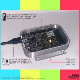 IBCS Plug and Play Digital Pinball Plunger Assembly with KL25Z, Nudge/Tilt