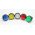 Pushbutton 1.44 inch round (Medium) - Bulb/LED Light - Amber, Blue, Green, Red, White, Yellow