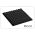 Arrowzoom Acoustic Panels Sound Absorption Studio Soundproof Foam - Pyramid Tiles - 25 x 25 x 5 cm Black